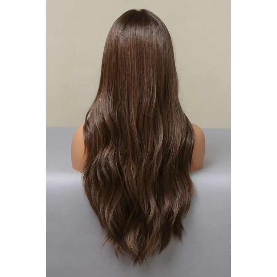 13*2" Lace Front Wigs Synthetic Long Wave 26" Heat Safe 150% Density