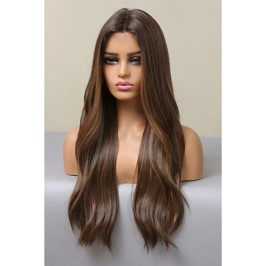 13*2" Lace Front Wigs Synthetic Long Wave 26" Heat Safe 150% Density
