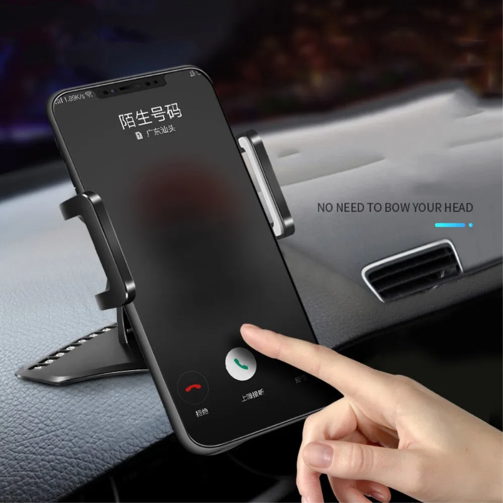 3 in 1 Car GPS Smartphone Holder: Dashboard / Visor Clamp   AC Grid Clip for Sony Xperia Z5-Compact (Sony Suzuran) - Black