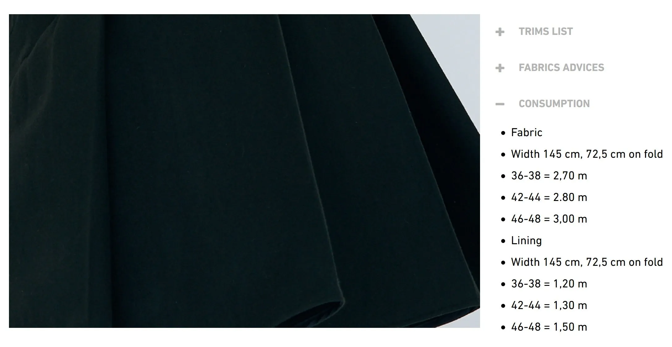 416 / Pleated Skirt w Pointed Yoke