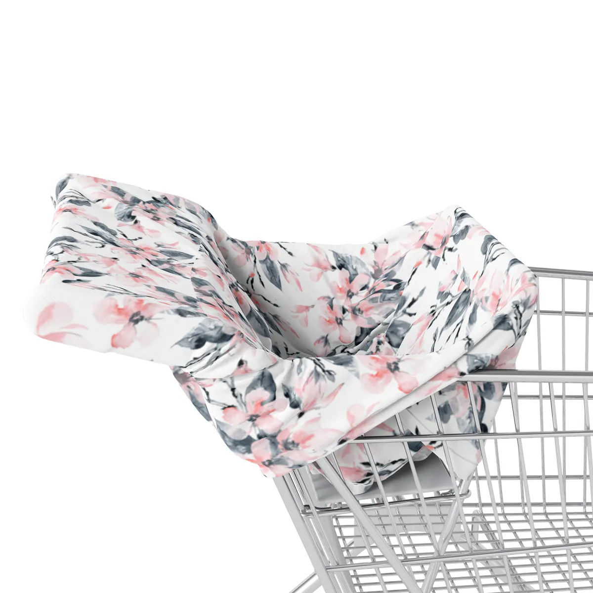 5-in-1 Multi Use Organic-cotton Cover - Watercolour Blossom
