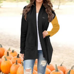 All-Over Print Women's Cardigan With Long Sleeve cougar mafia