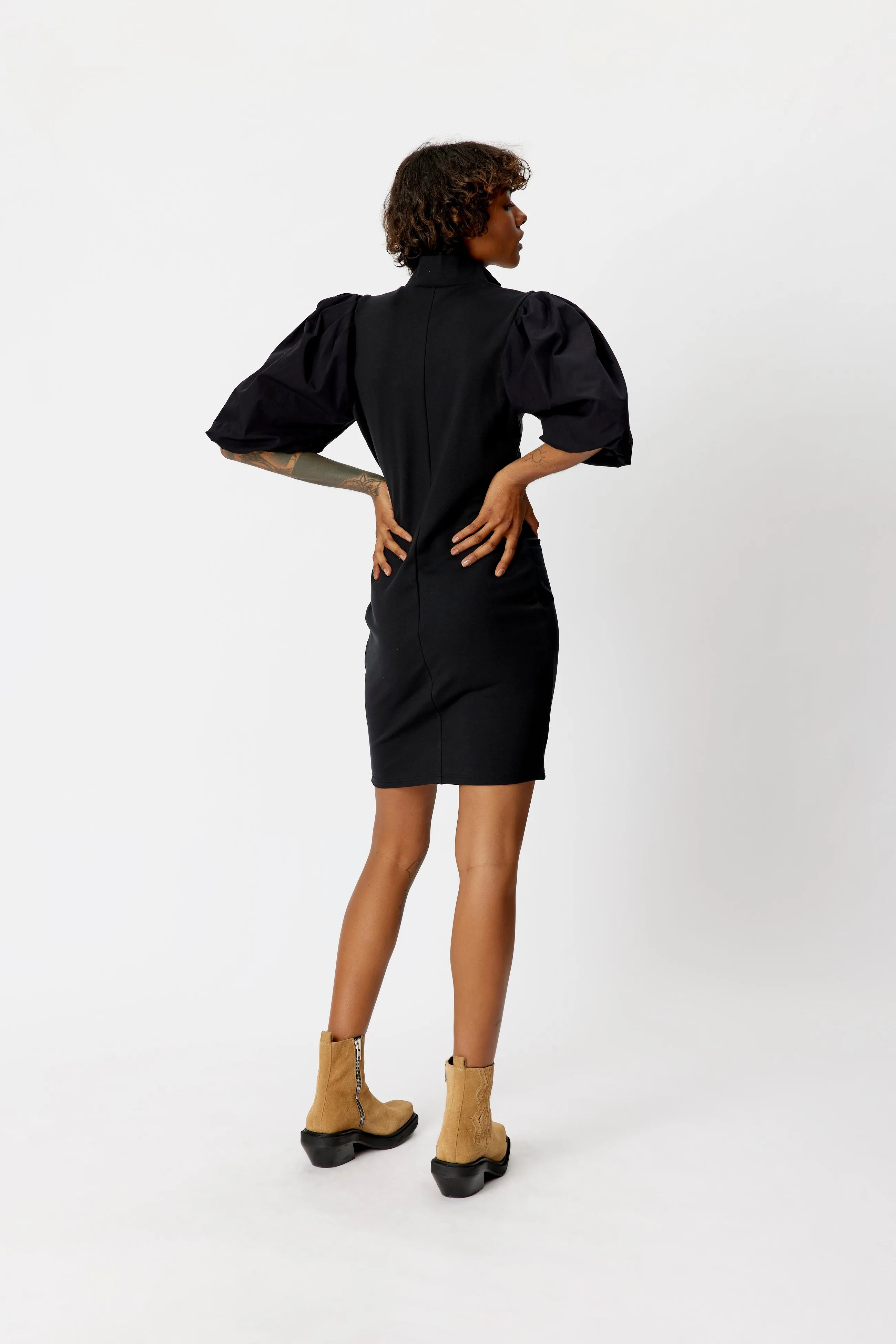 AlonaGZ Turtleneck Dress - Black