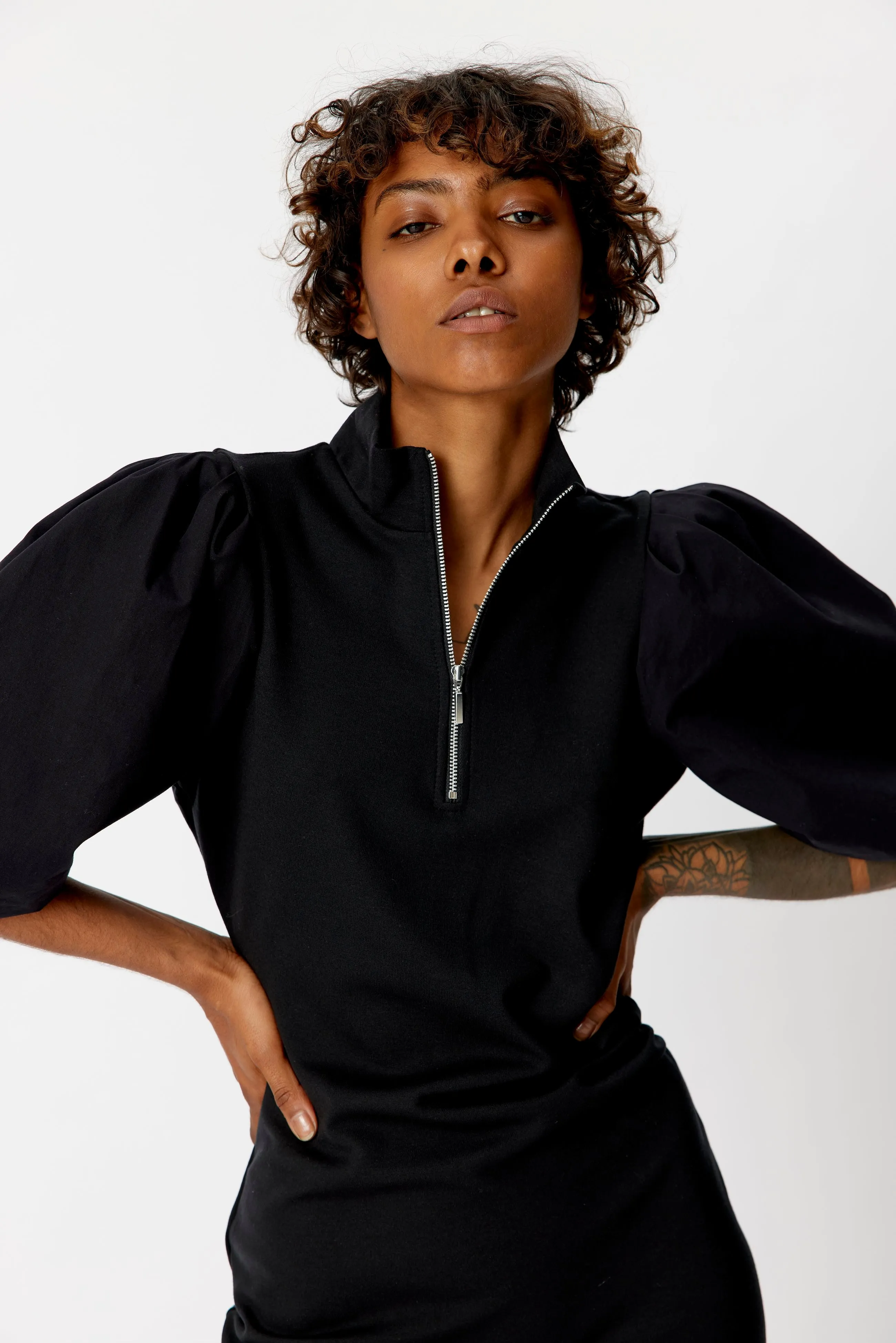 AlonaGZ Turtleneck Dress - Black
