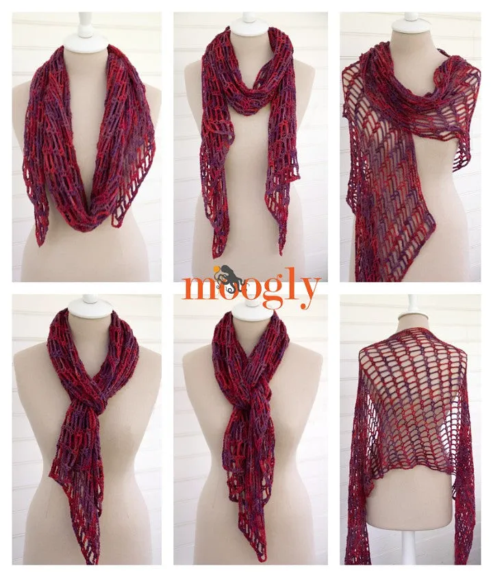 Artfully Simple Angled Scarf by Tamara Kelly