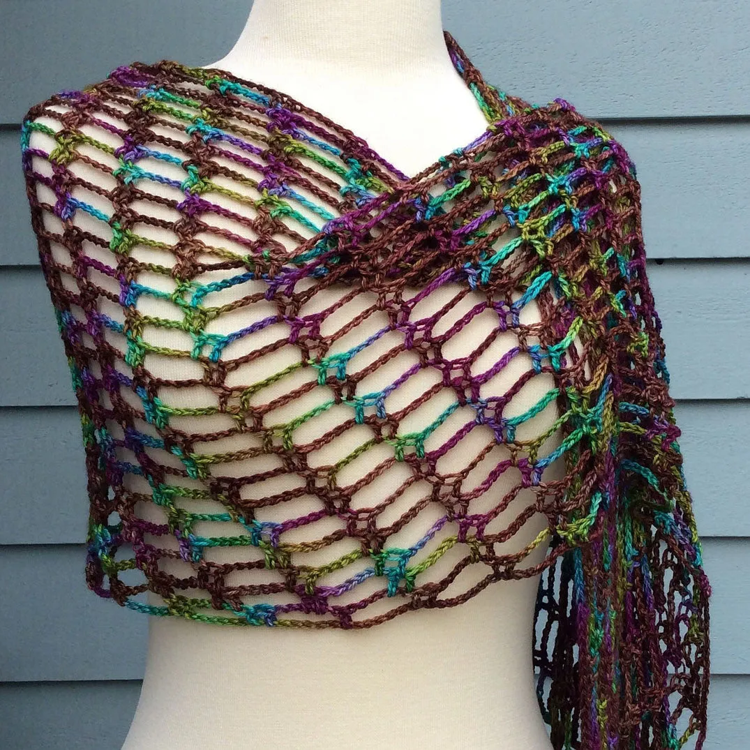 Artfully Simple Angled Scarf by Tamara Kelly