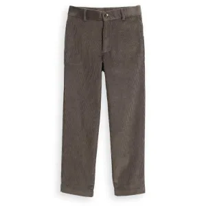 Bella Bliss Wide Wale Corduroy Boy's Slim Pant - Slate