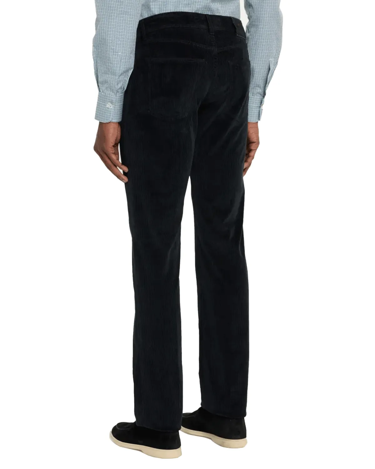 Black Corduroy 5 Pocket Pant