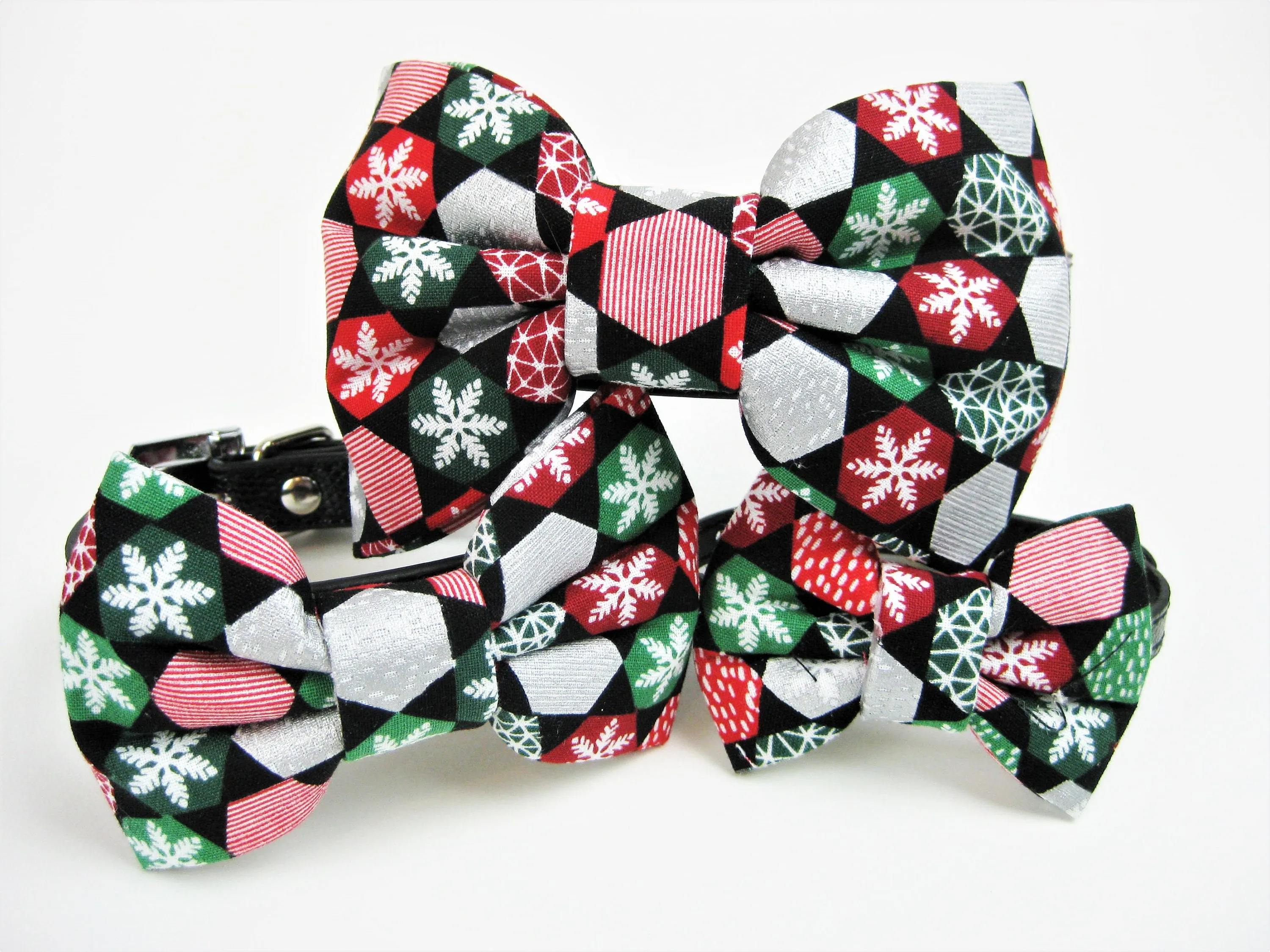 Bowtie Collar | Cubist Snowflake