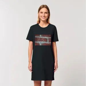 bricks Organic T-Shirt Dress