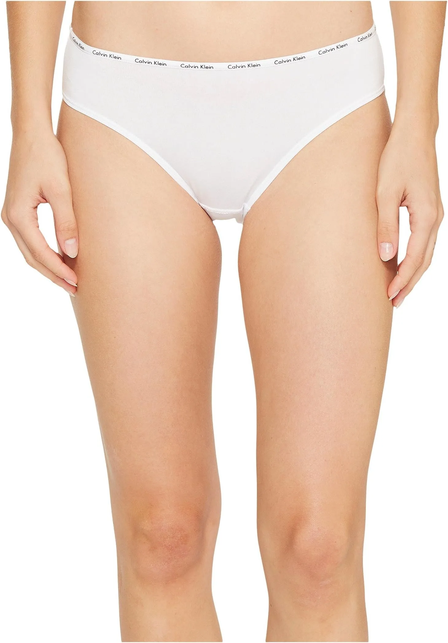 Calvin Klein Underwear Signature Cotton Bikini Bottom 5-Pack in Black/White/Grey Heather
