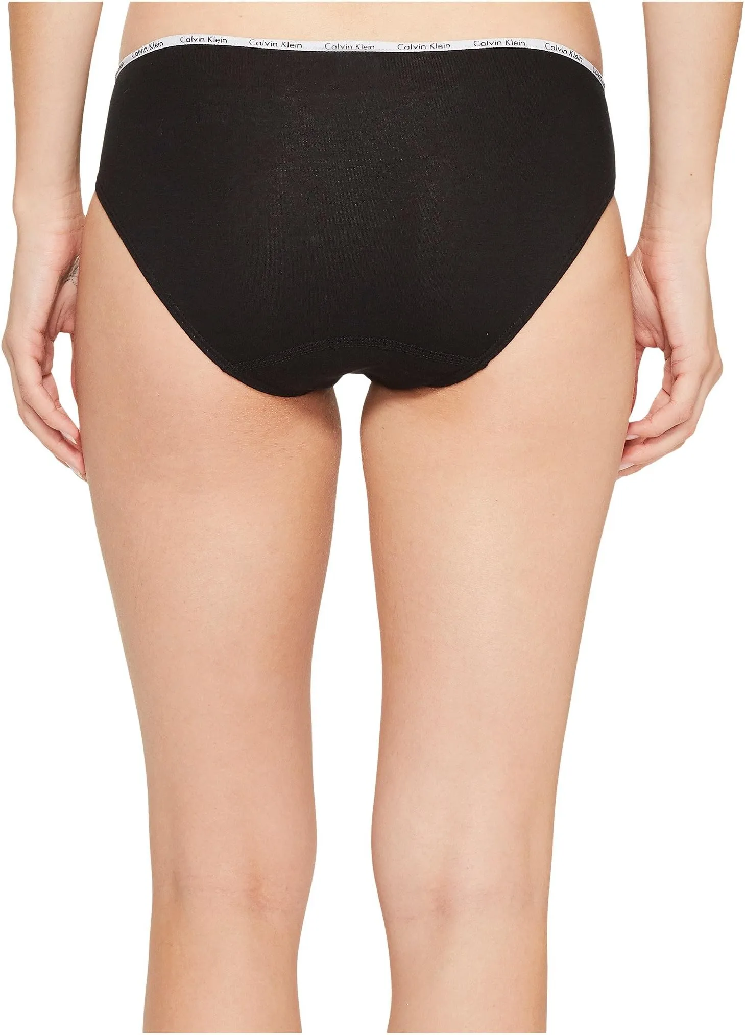 Calvin Klein Underwear Signature Cotton Bikini Bottom 5-Pack in Black/White/Grey Heather