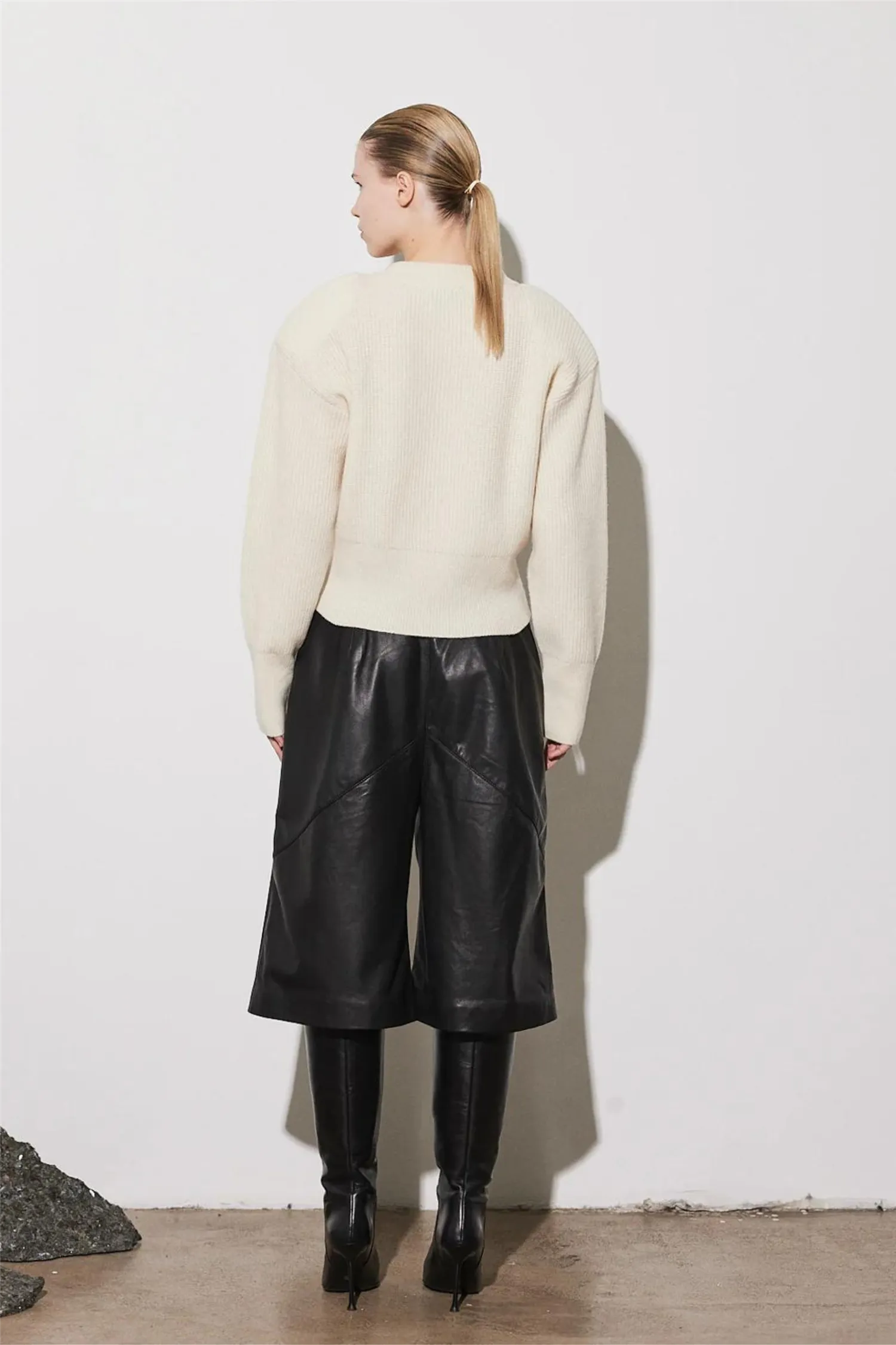 Campbell Merino Cardigan Cream
