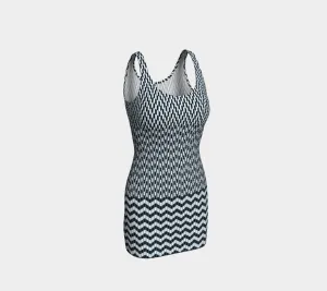 Chevron Bodycon Dress