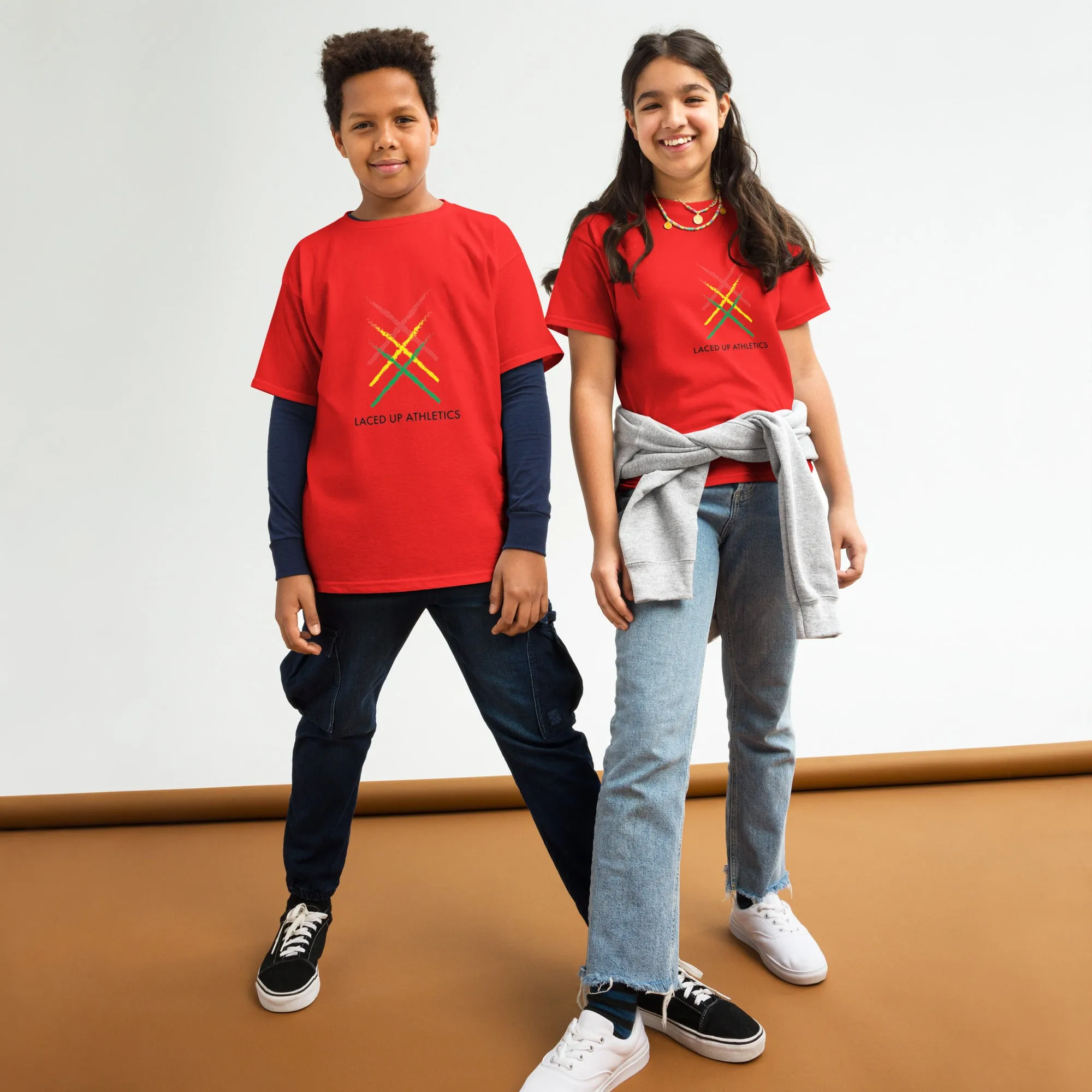 Classic Laced Up Athletics Youth classic tee