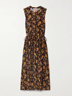 Clea floral-print stretch-jersey midi dress