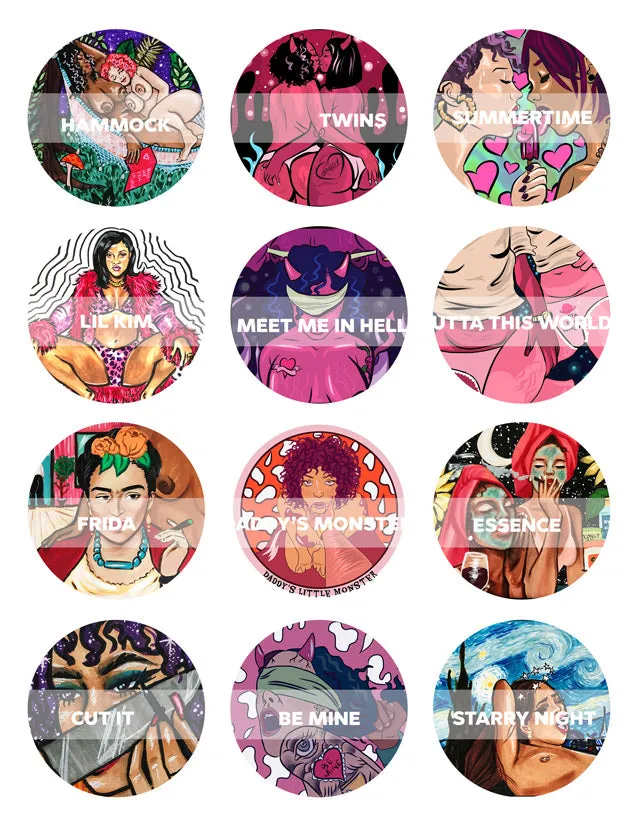 Compact Mirror - Choose Design