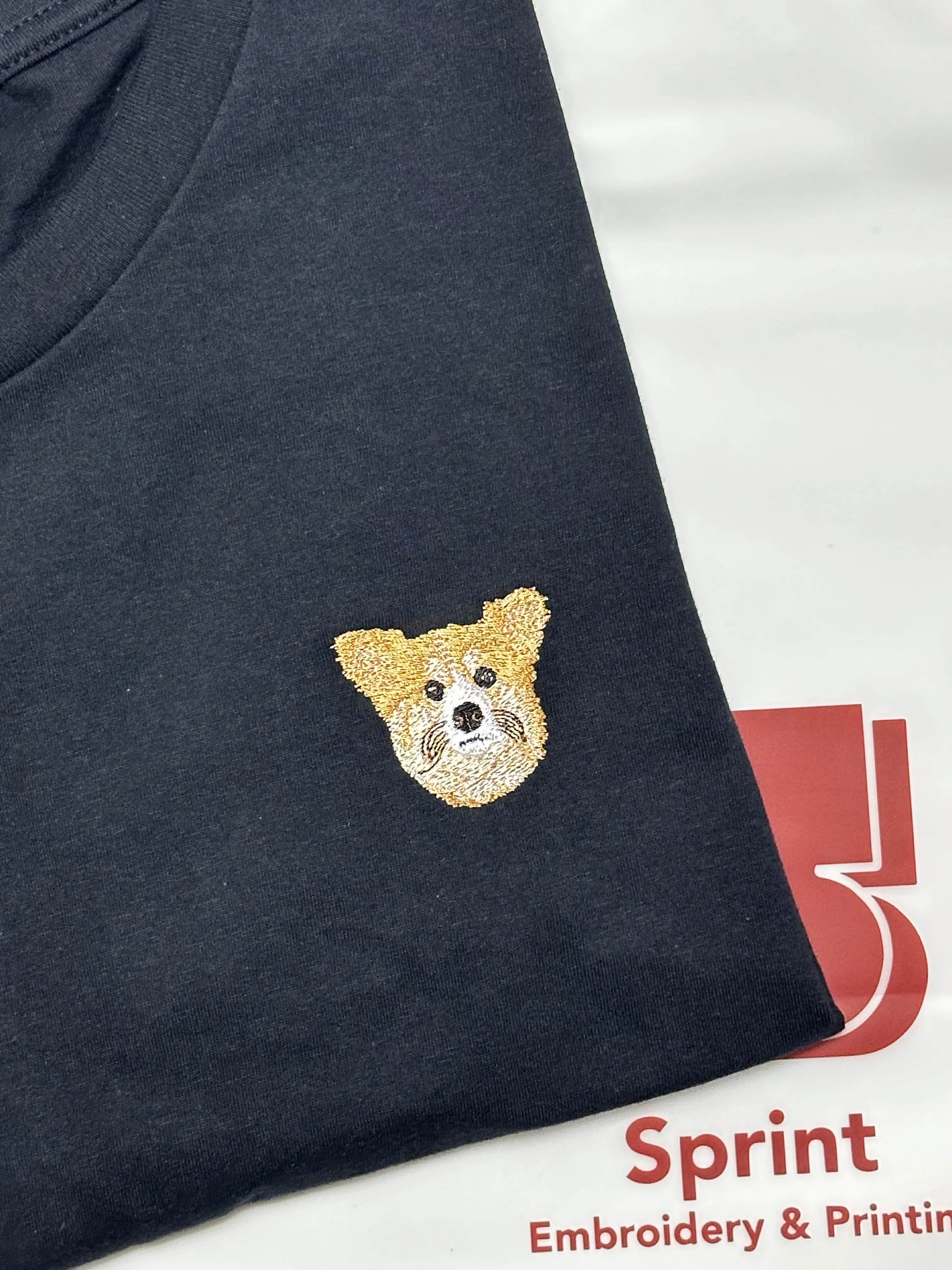 Custom Pet Embroidery T-Shirt