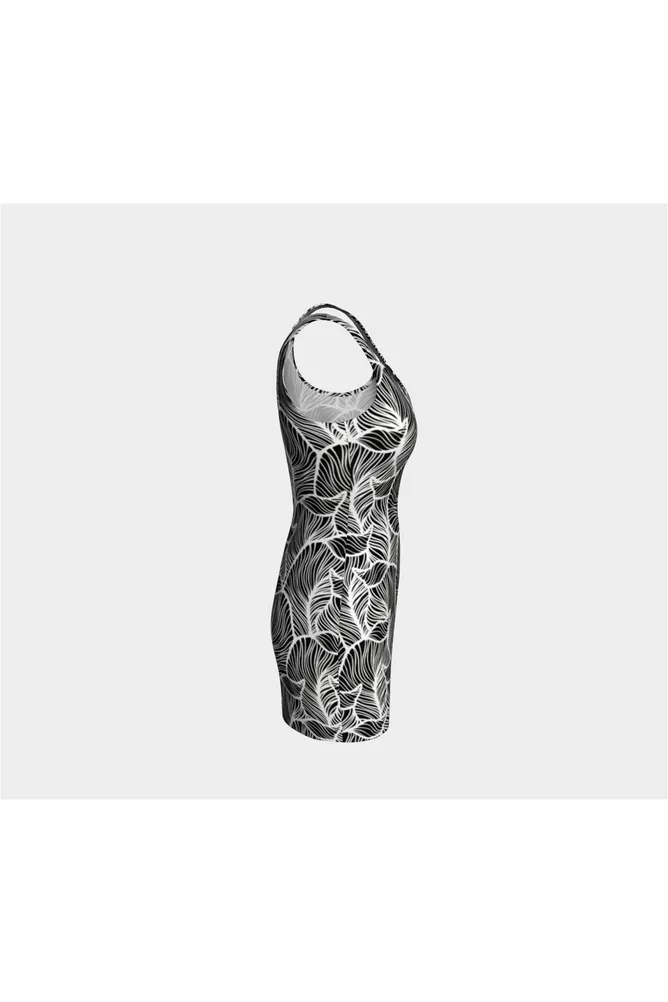 Damask Bodycon Dress