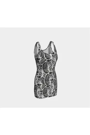 Damask Bodycon Dress