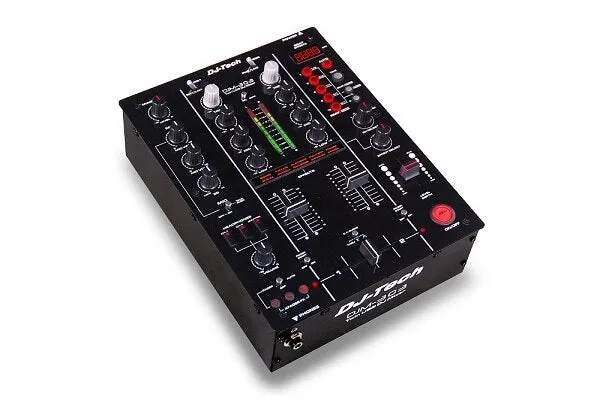 DJ-Tech DJM-303 Twin USB DJ Mixer - Black