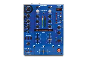 DJ-Tech DJM-303 Twin USB DJ Mixer - Blue