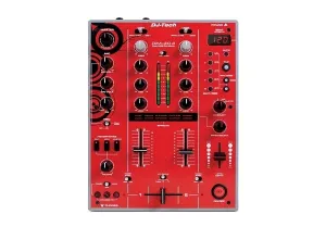 DJ-Tech DJM-303 Twin USB DJ Mixer - Red
