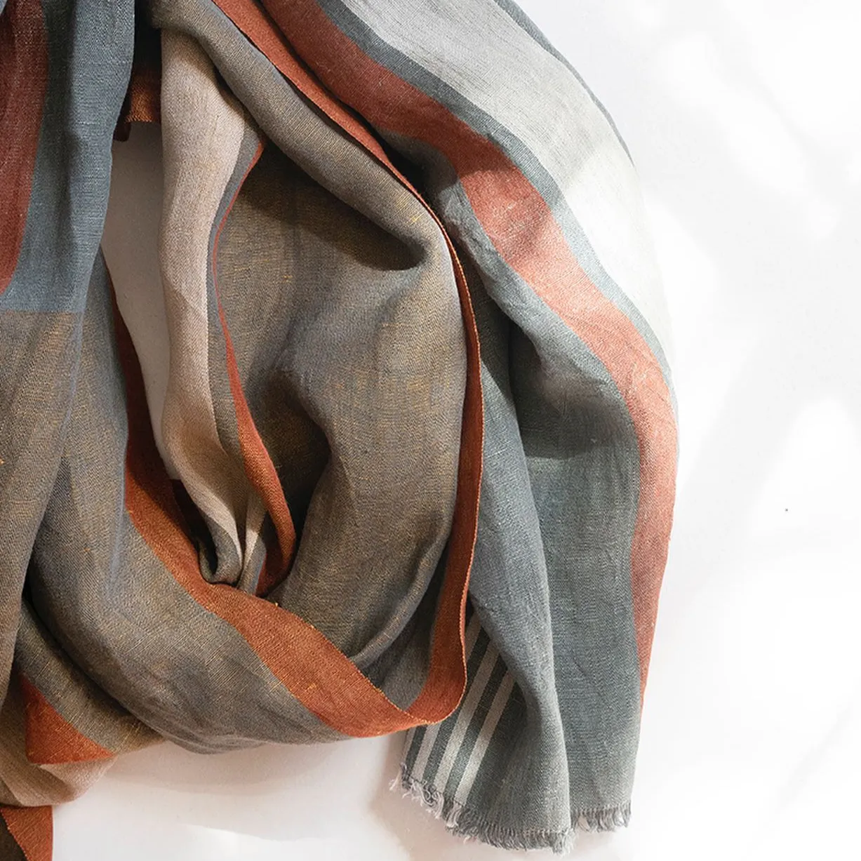 Earth Linen Scarf