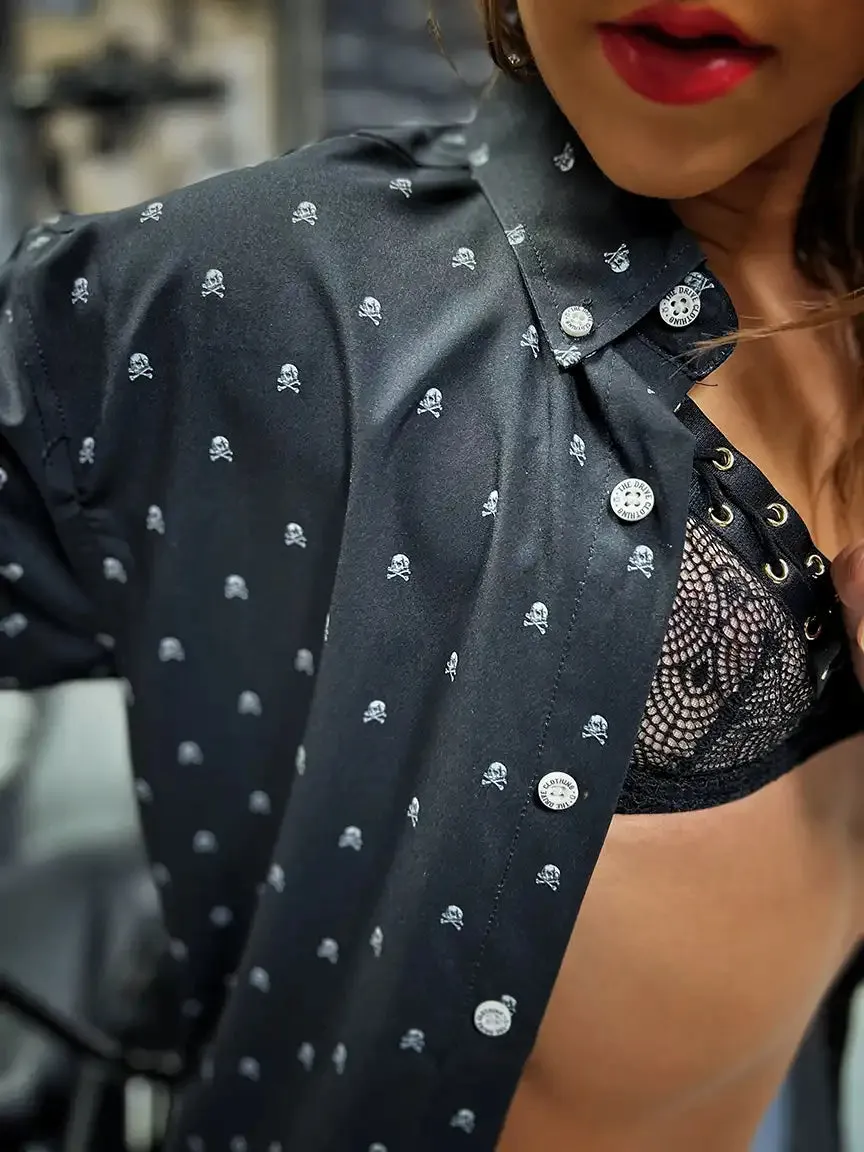 ESSENTIAL INFINITY SKULL BUTTON UP