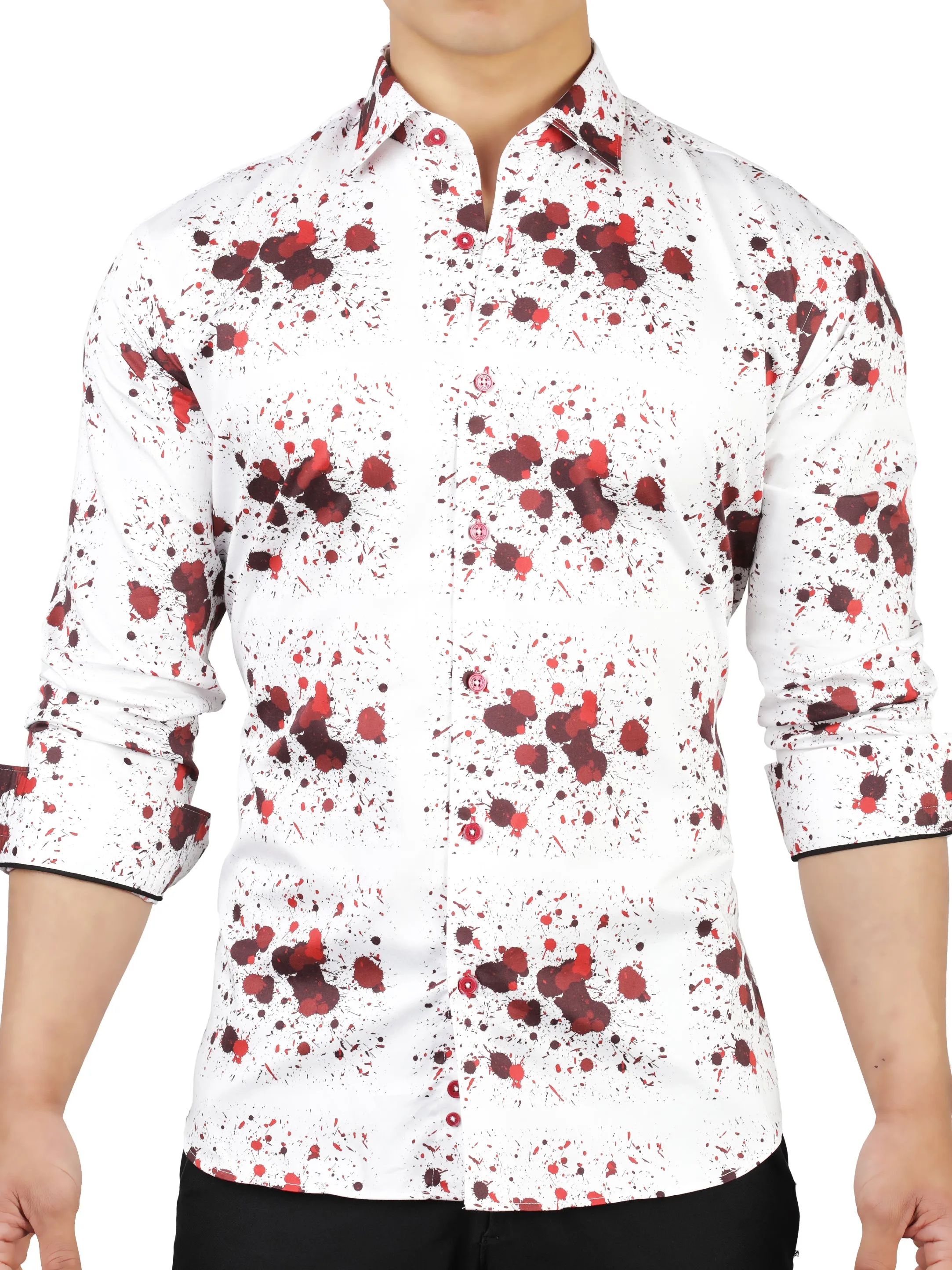 Fibonacci Splash Red