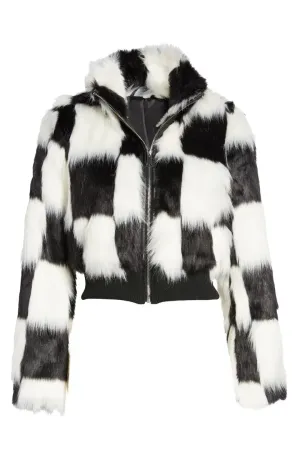 FORMULA-FUR FAUX FUR JACKET