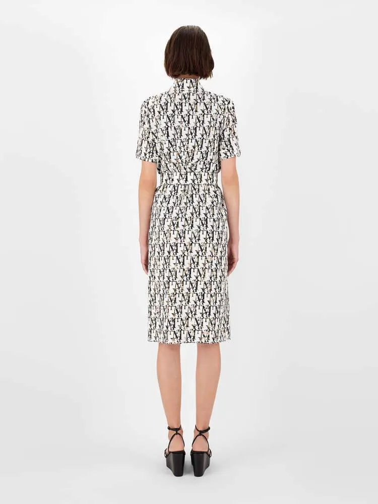 Fumana Printed Cotton Belted Dress