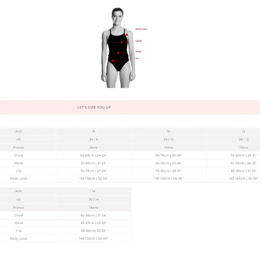 Funkita Girls Diamond Back One Piece FS11G- Blue Bars