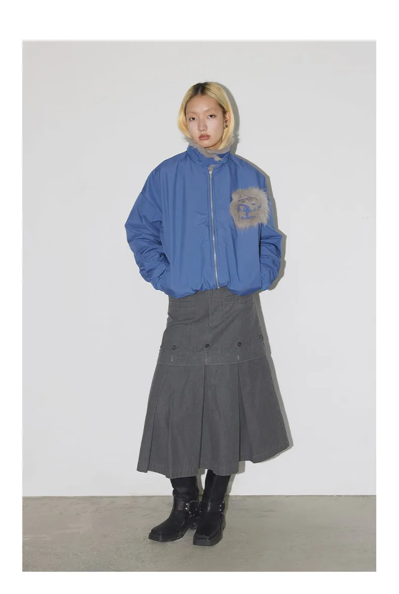 Fur Collar Cotton Jacket