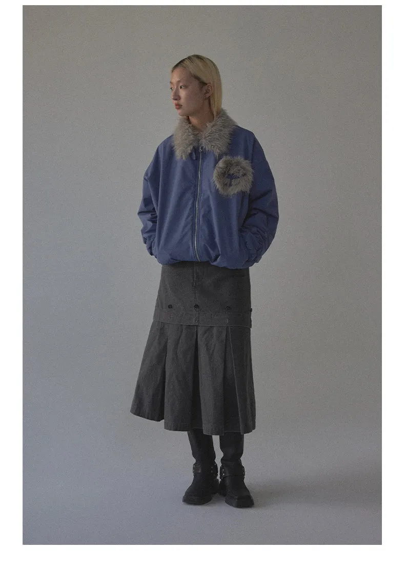Fur Collar Cotton Jacket