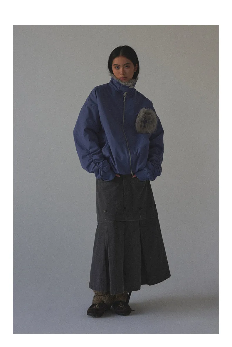 Fur Collar Cotton Jacket