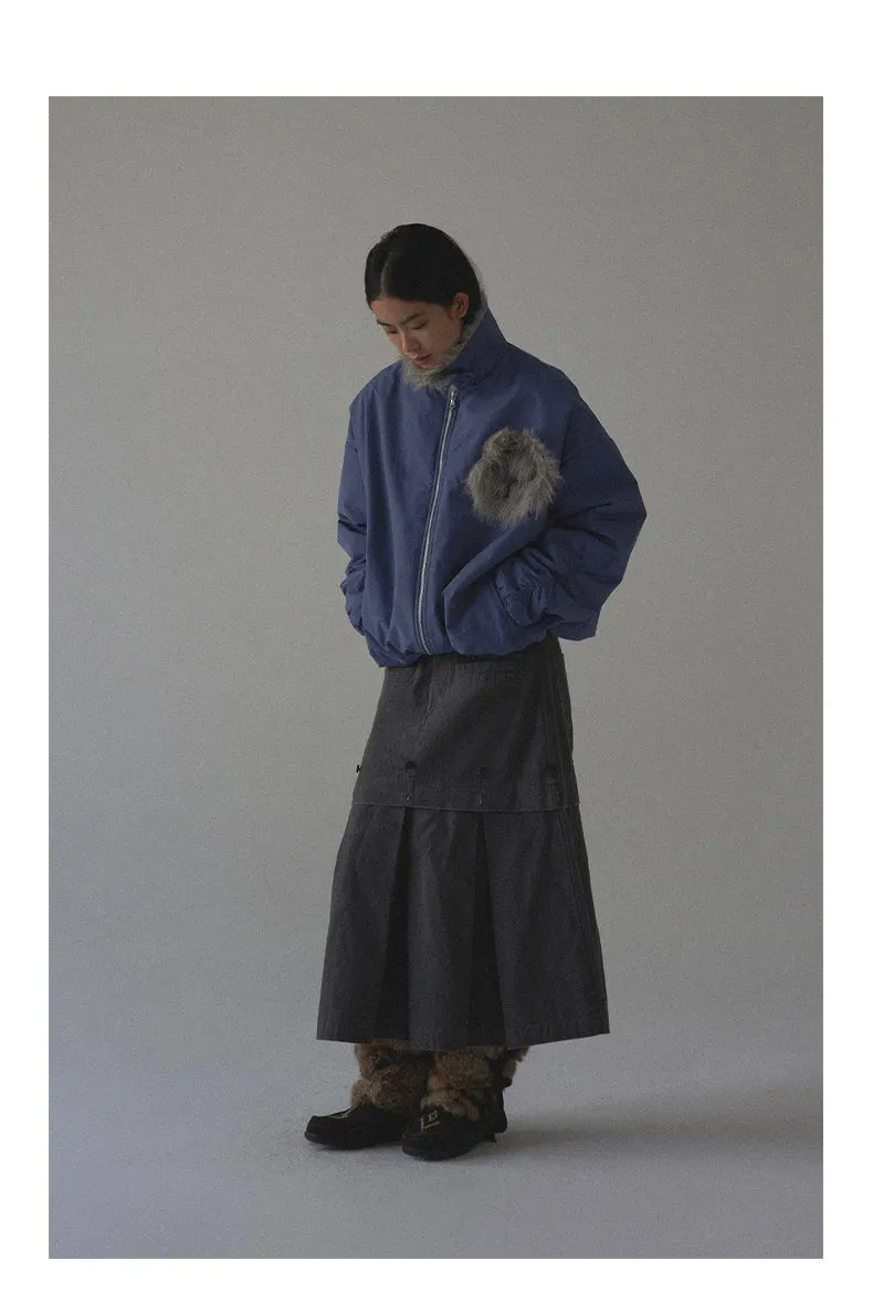 Fur Collar Cotton Jacket