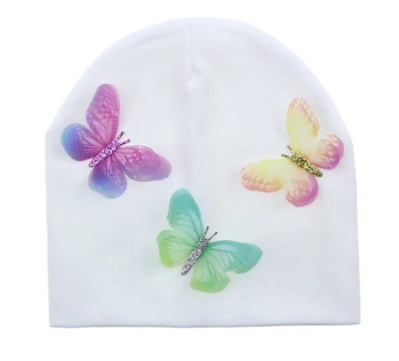Girls 3D Butterfly Beanie Hat - ONLY 3 LEFT !!!