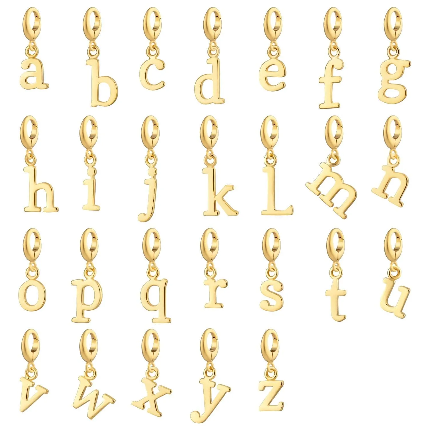Gold Plated Infinity Charm Collector Necklace
