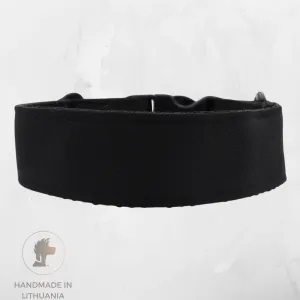 Handmade Dog Collar | Black | Width: 15-20-25-30-40-50 mm