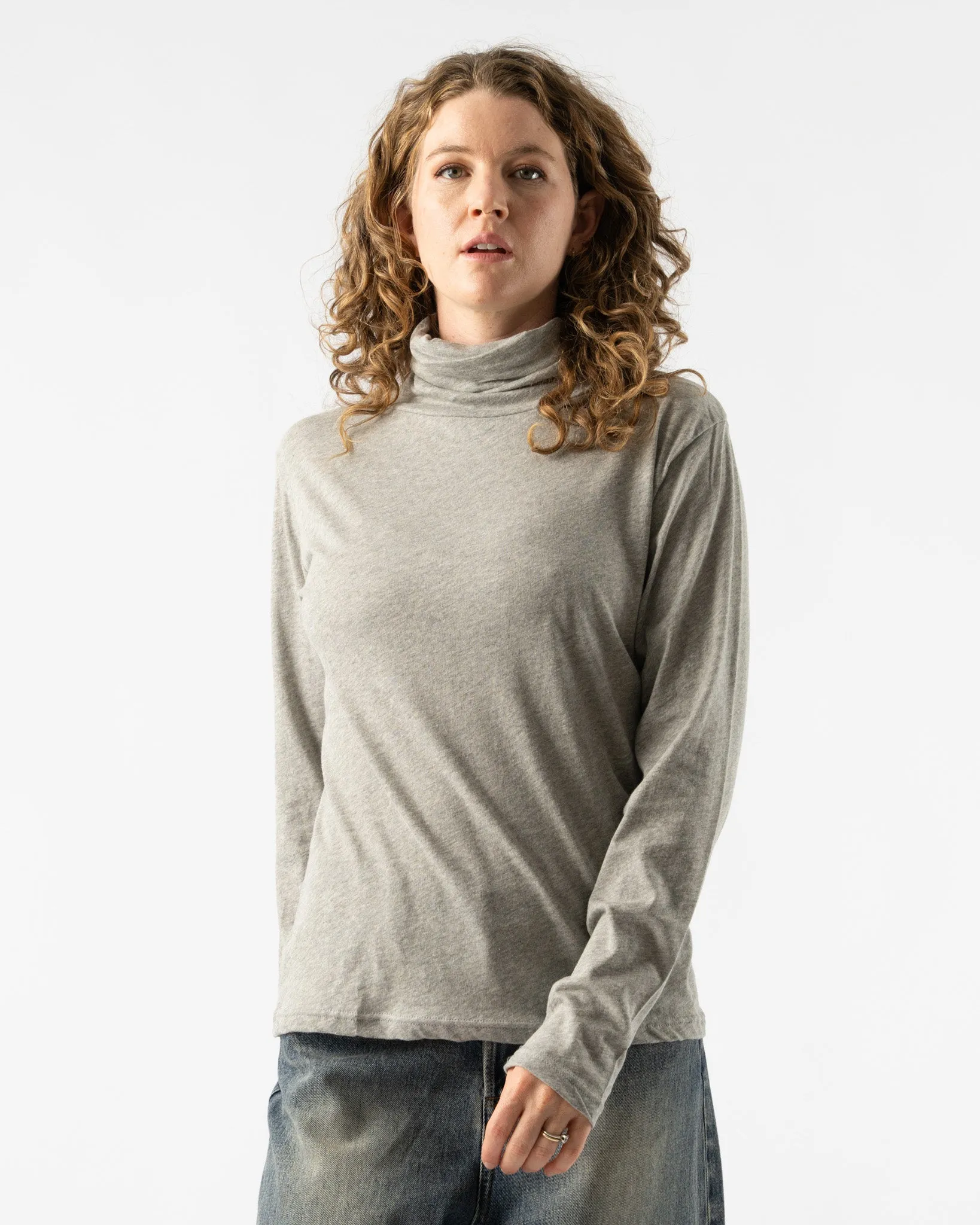 Ichi Antiquités Turtleneck Pullover in Gray