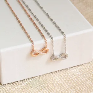 Infinity Bling Necklace