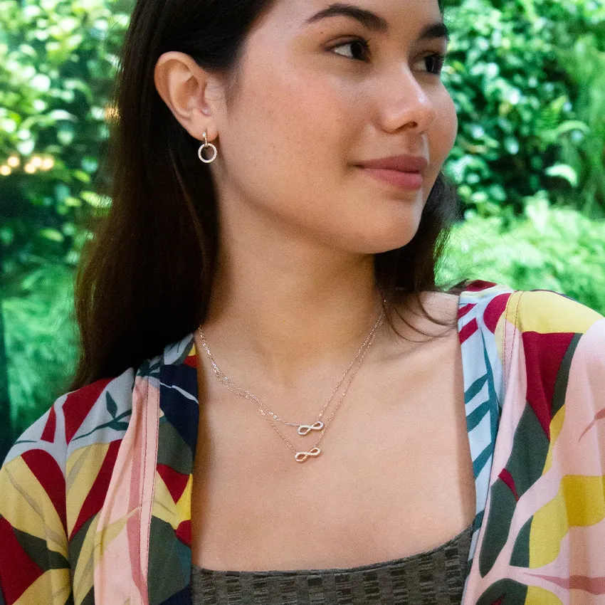 Infinity Bling Necklace