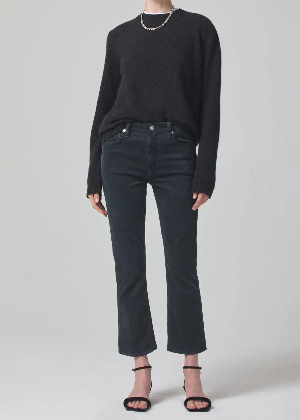 Isola Cropped Boot in Corduroy