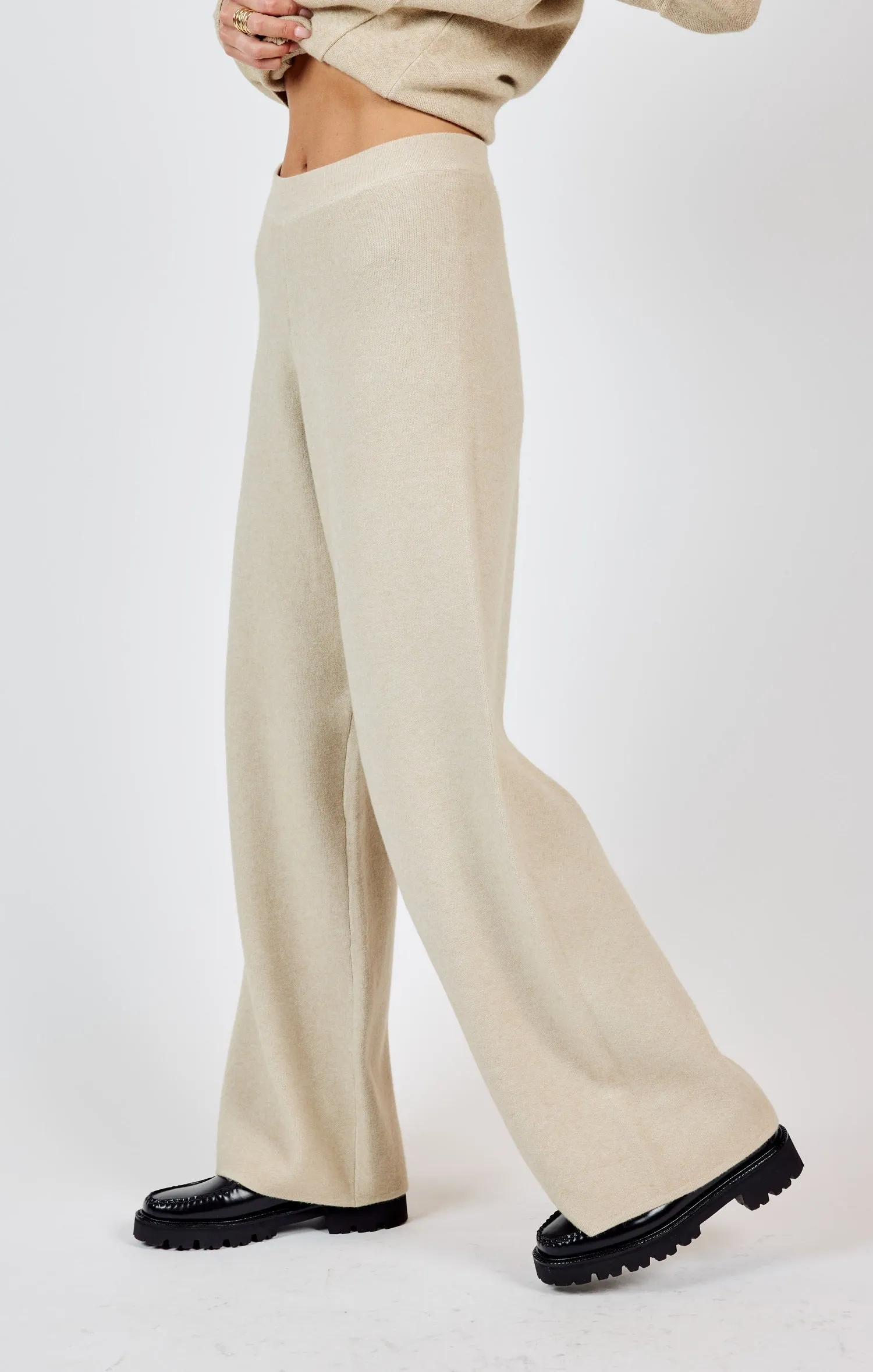 Kelsie Knit Pants | Stone