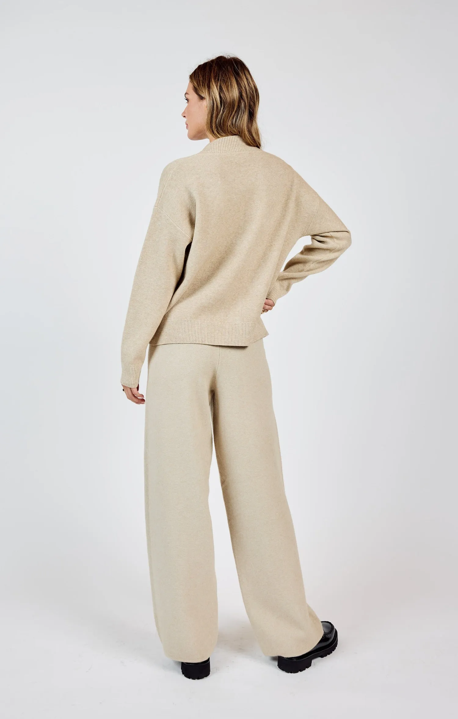 Kelsie Knit Pants | Stone