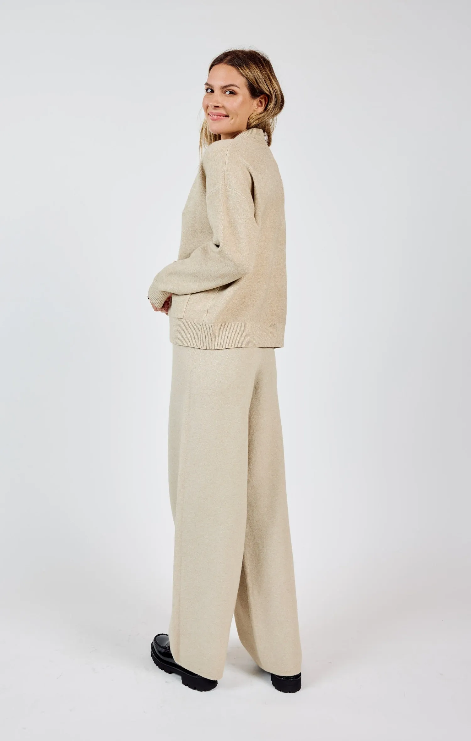 Kelsie Knit Pants | Stone