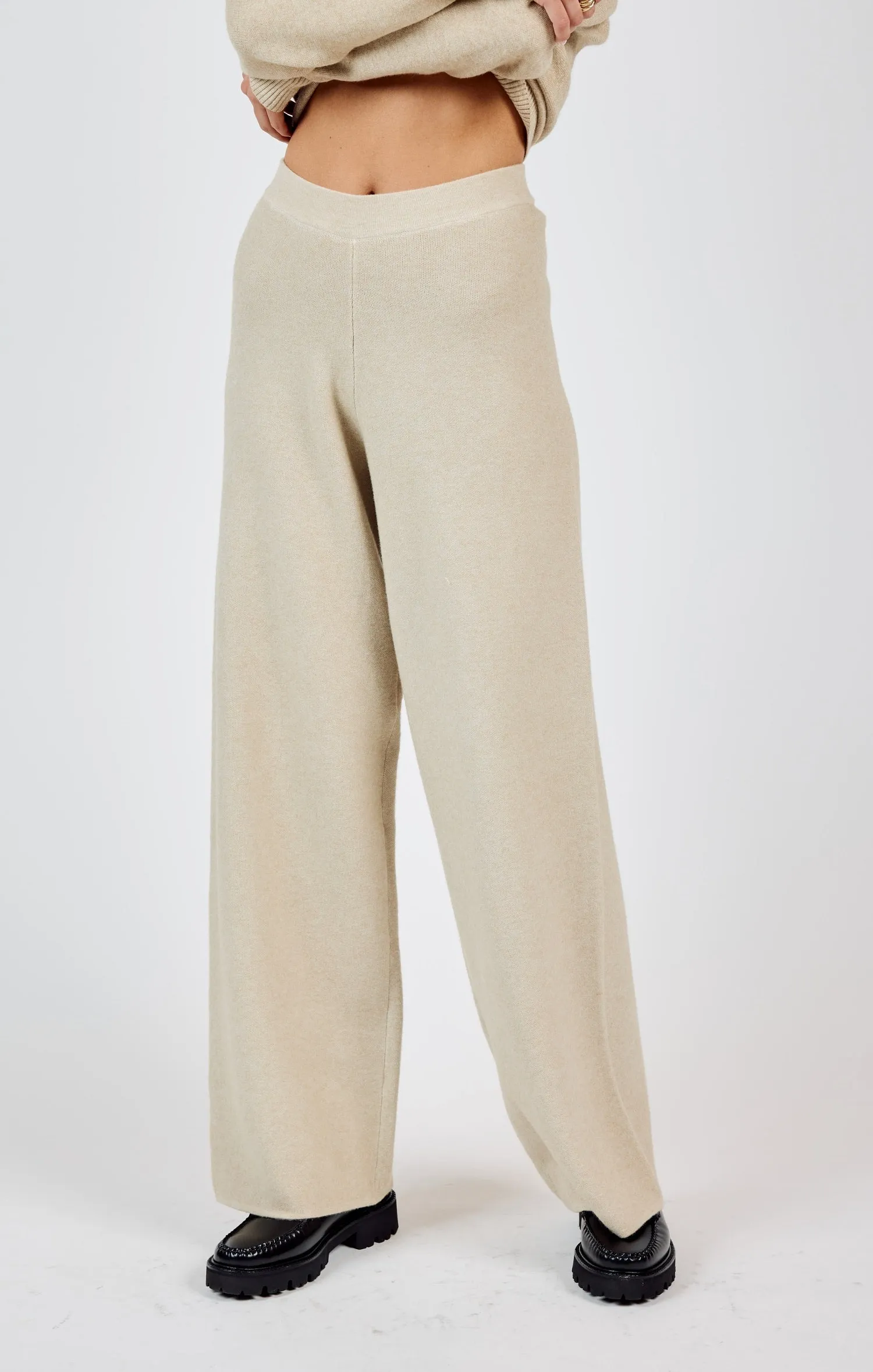 Kelsie Knit Pants | Stone