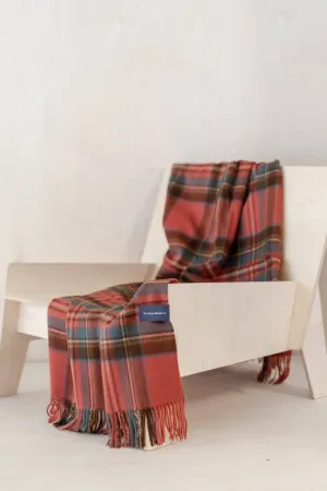 Lambswool Tartan Bed Scarf