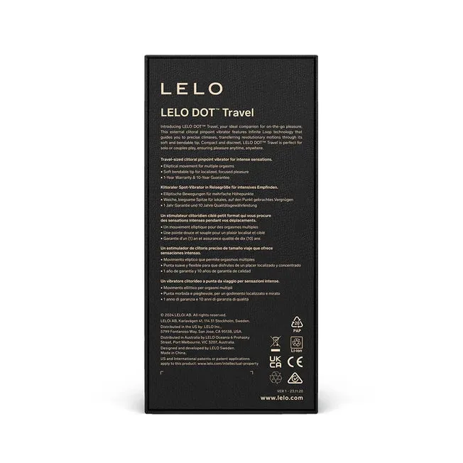 LELO DOT Travel Clitoral Pinpoint Vibrator - All Colors